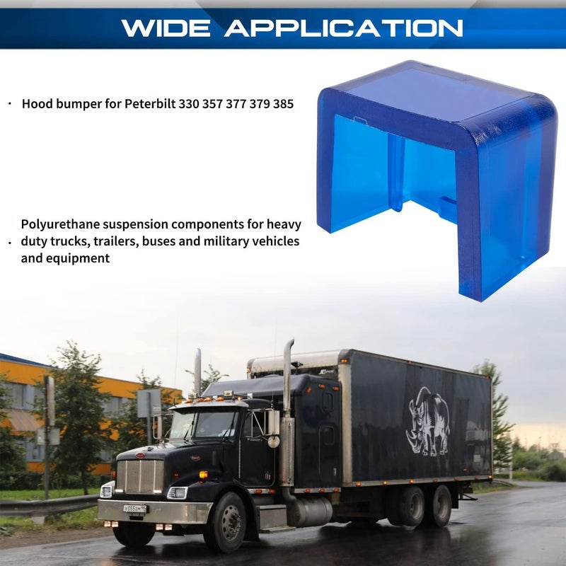 Bzsunway Peterbilt Hood Bumper Bumpers Pad Bushing Poly for 330, 357, 377, 379, 385 - Image 3